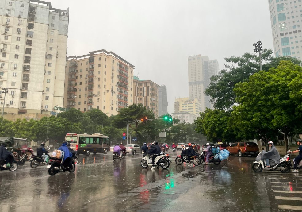 Thời tiết chi tiết theo từng khu vực