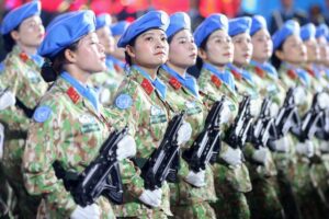 Chuẩn bị cho lễ diễu binh, diễu hành