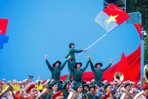 Diễn ra lễ diễu binh
